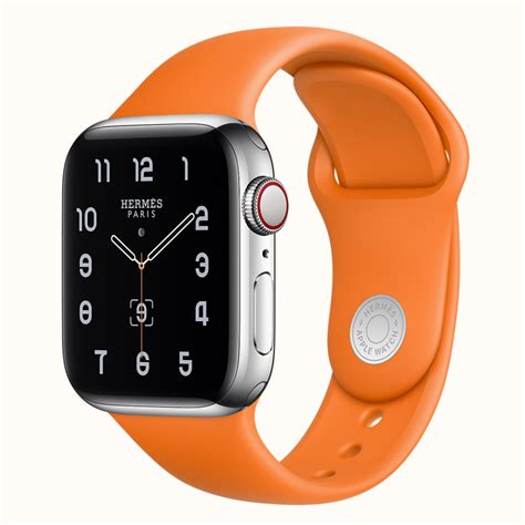 hermes orange leather apple watch band|Hermes Apple Watch band cost.